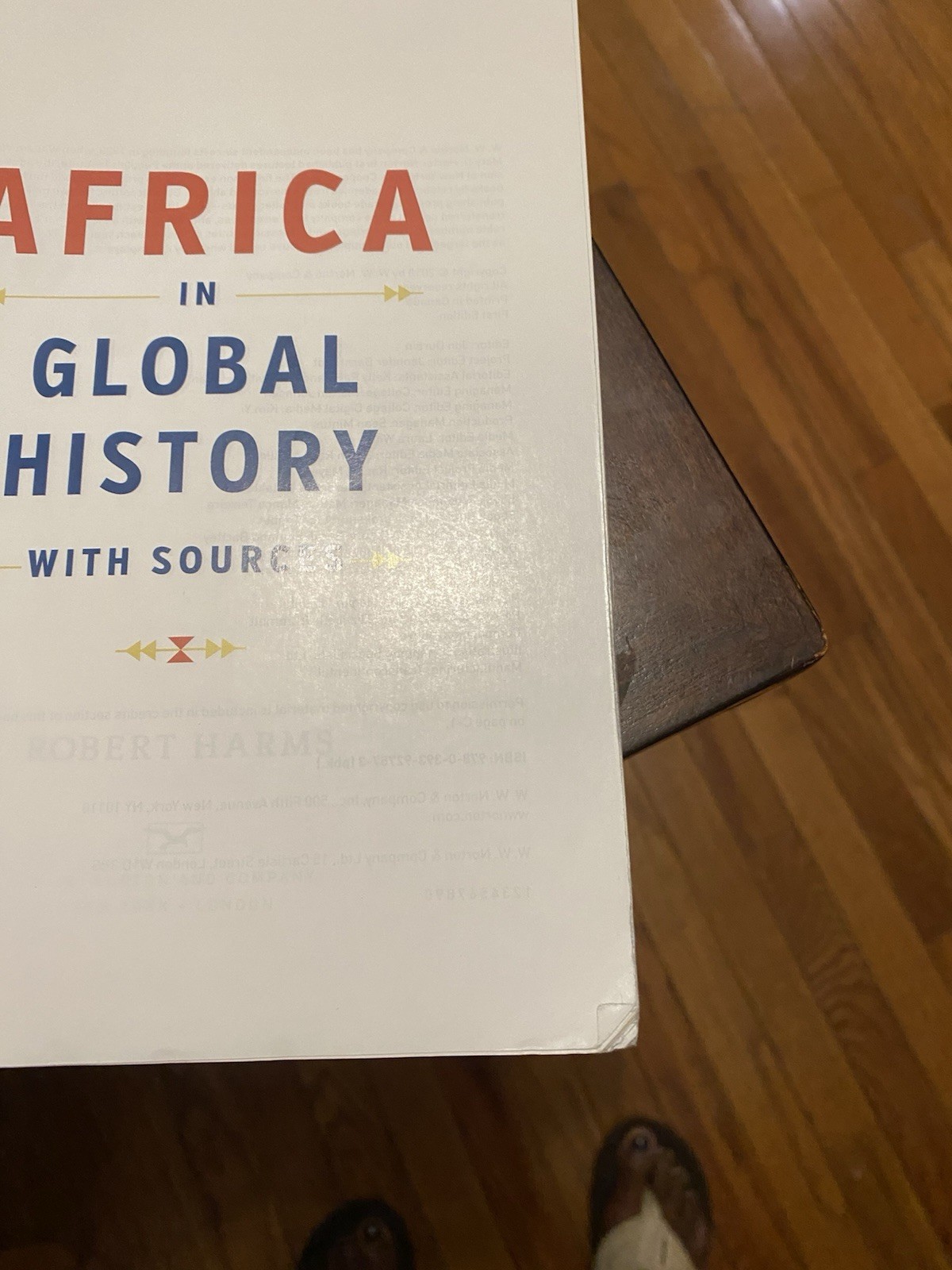 Africa in Global History with Sources – Paperback, by Harms Robert – Good