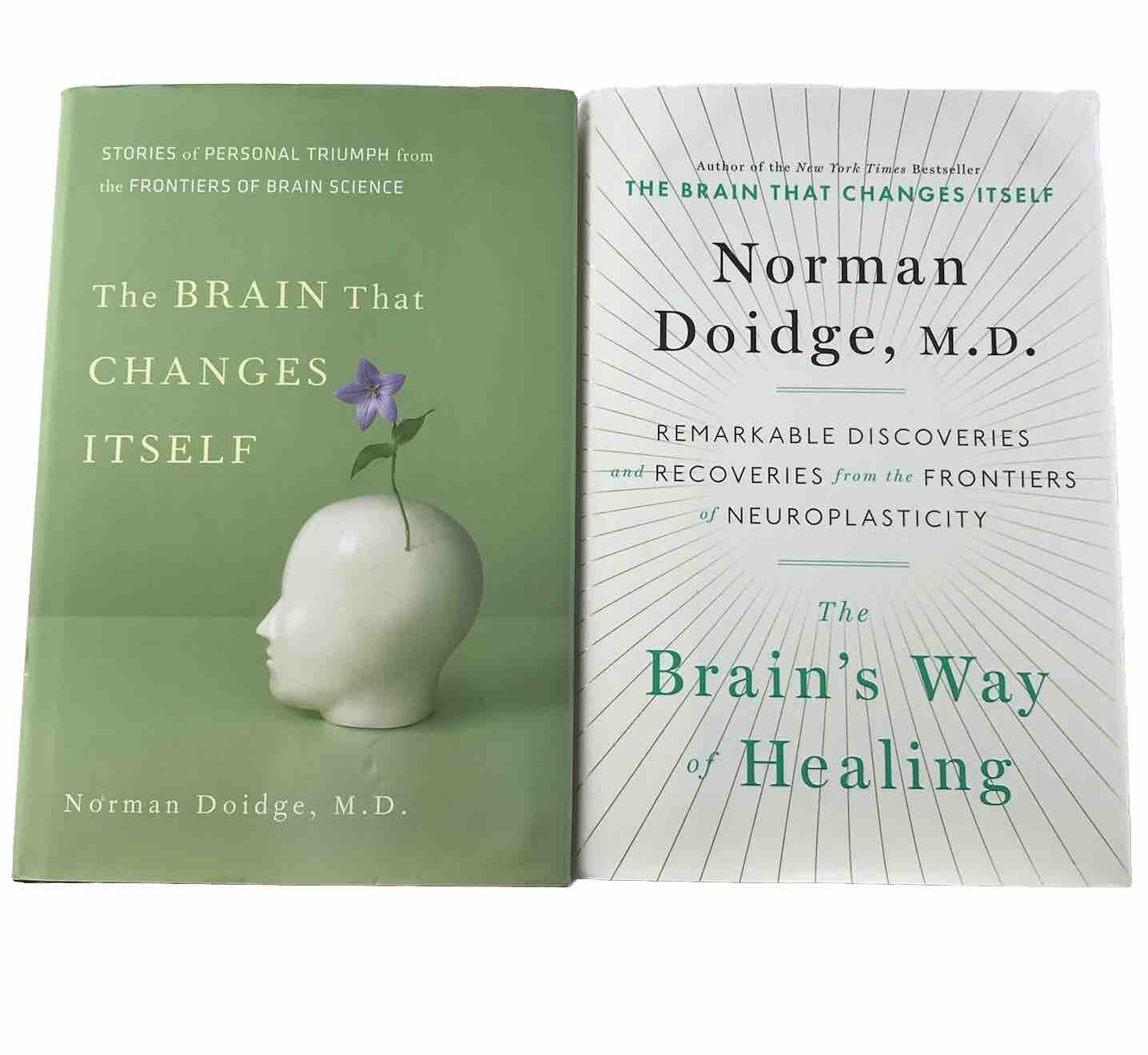 2x Norman Doidge, M. D. Book Bundle (Hardcovers) The Brain That Changes Itself