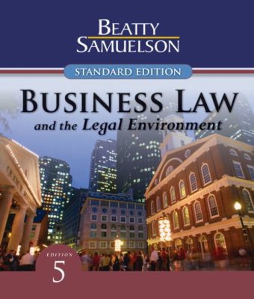 Business Law and the Legal Environment, Standard Edition Hardcove