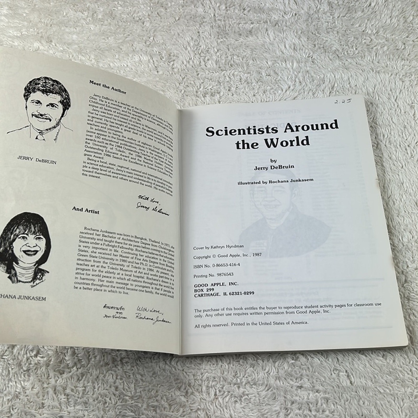 Homeschool Book bundle – Good Apple Scientists, activity books Vintage 80s
