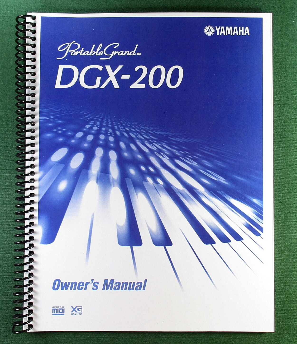 Yamaha DGX-200 Instruction Manual: 98 Pages & Protective Covers!