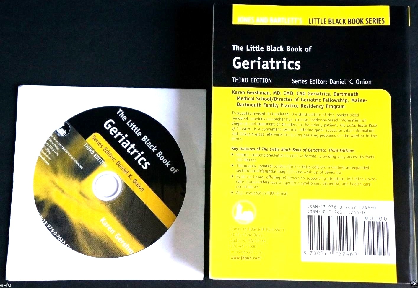 The Little Black Book Of Geriatrics Third Edition 454 Pages Plus New Sealed Disc