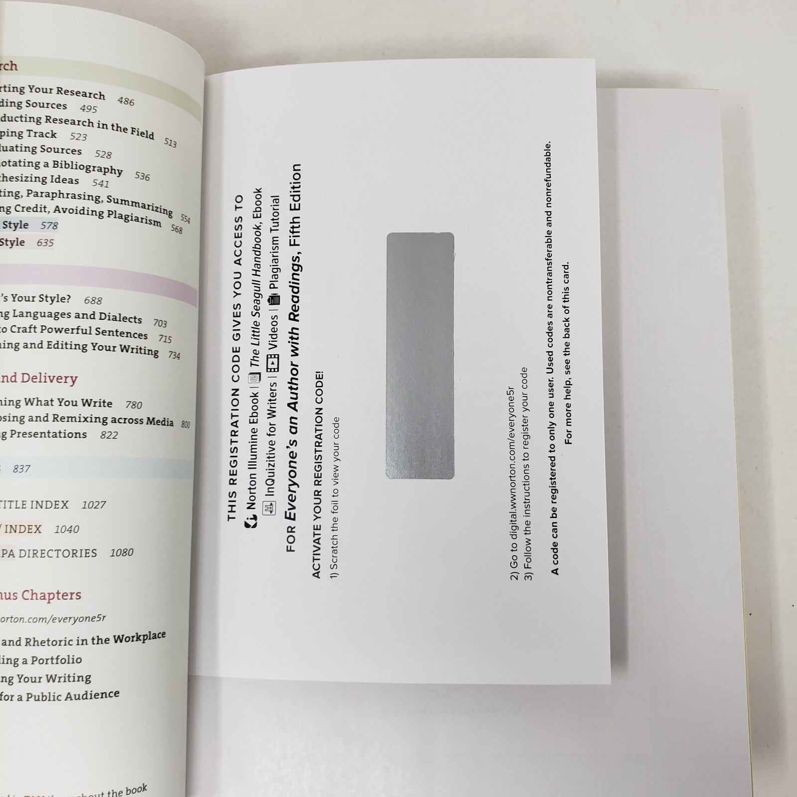 Everyone’s an Author with Readings – 5th Edition, Paperback, Norton