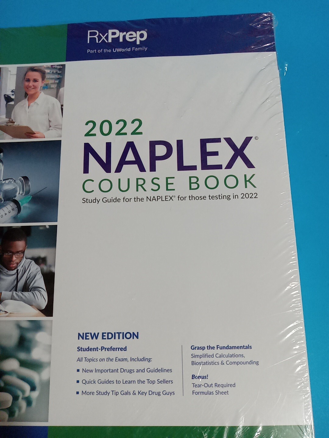 New RXPrep 2022 NAPLEX Coursebook Study Guide, ISBN 9780578906720 -New Read Desc