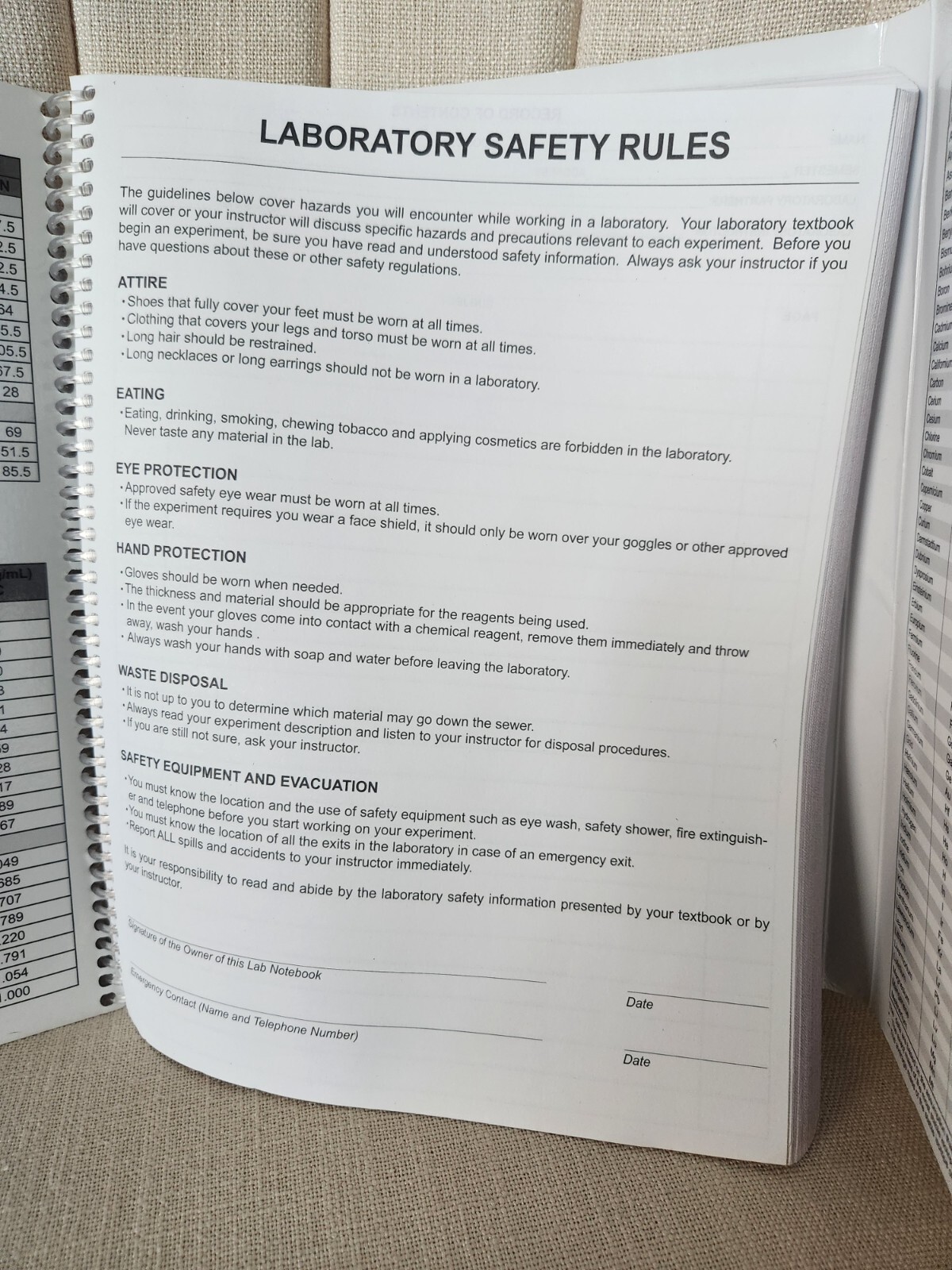 Lab Notebook 99 carbonless self-copying pages spiral bound Barbakam