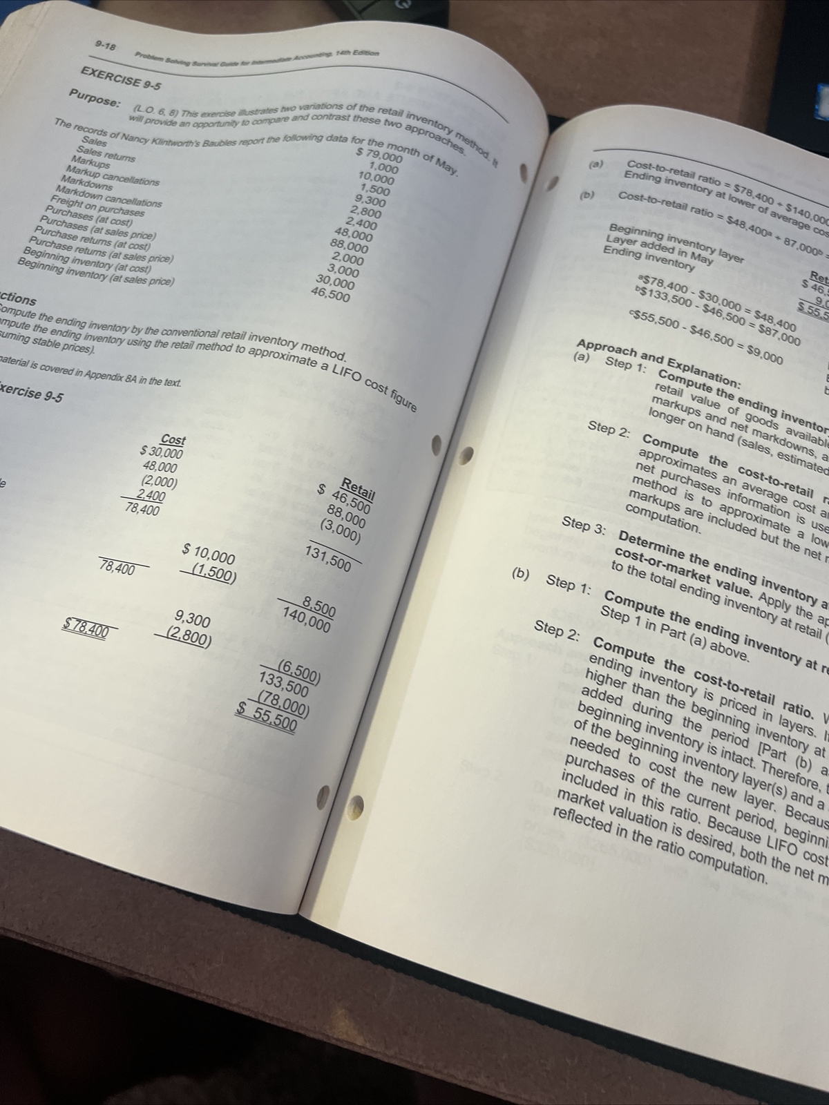 Intermediate Accounting Problem Solving Survival Guide: Chapters 1-14 H1