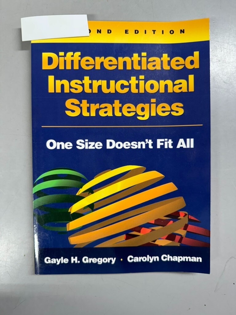 Differentiated Instructional Strategies: One Size Doesn’t Fit All – VERY GOOD