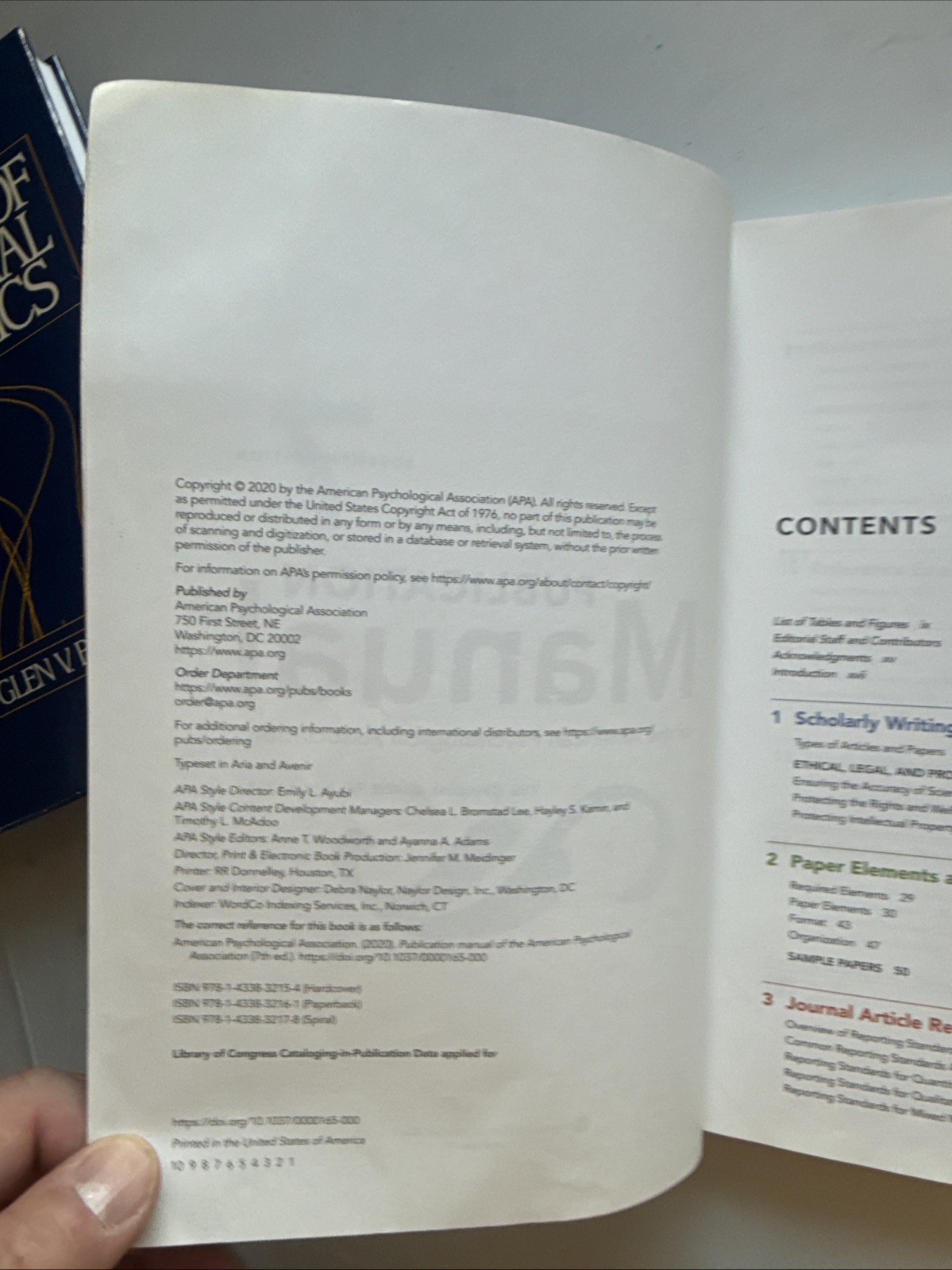 Publication Manual (OFFICIAL) 7th Edition of the American Psychological