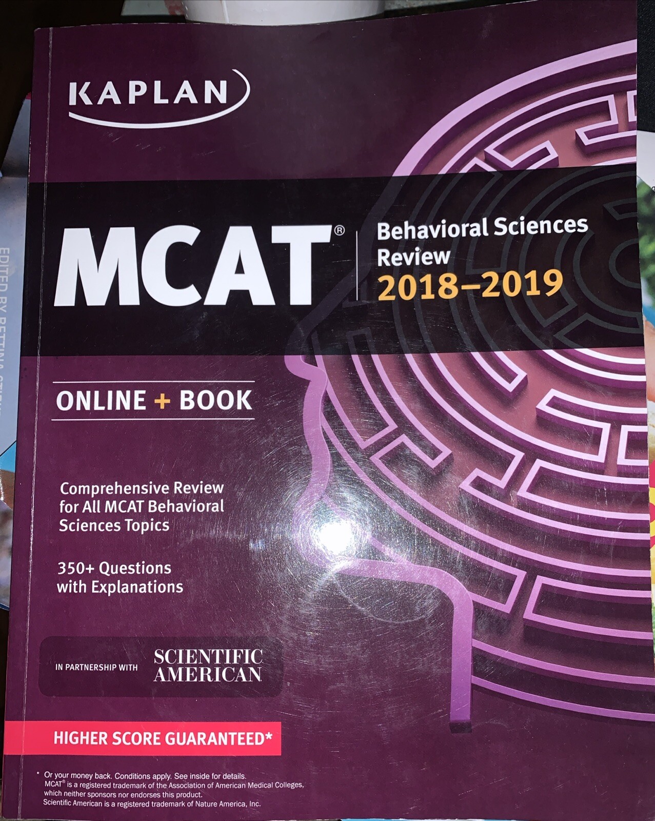 Kaplan Test Prep Ser.: MCAT Behavioral Sciences Review : Online + Book by Kaplan