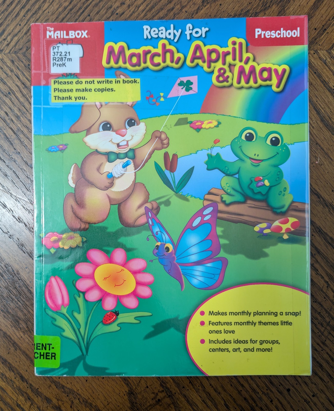 Ready for March, April, & May Preschool text Ex-Library Unmarked Mailbox Books