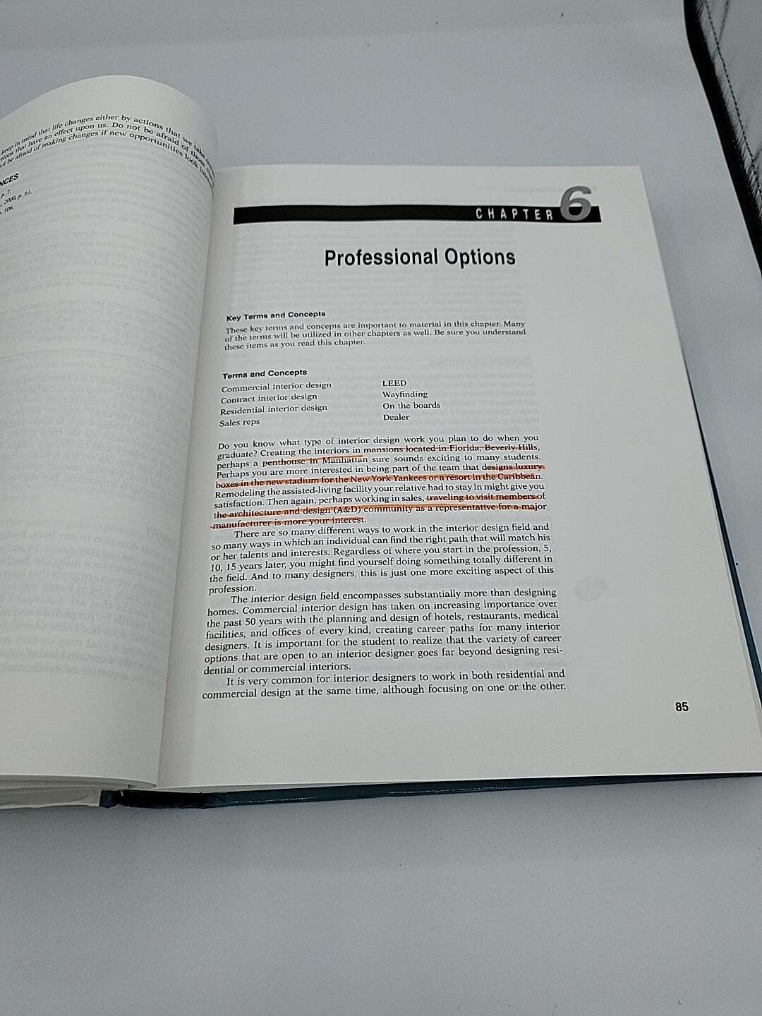 Professional Practice for Interior Designers Hardcover GOOD Highlighter Notes