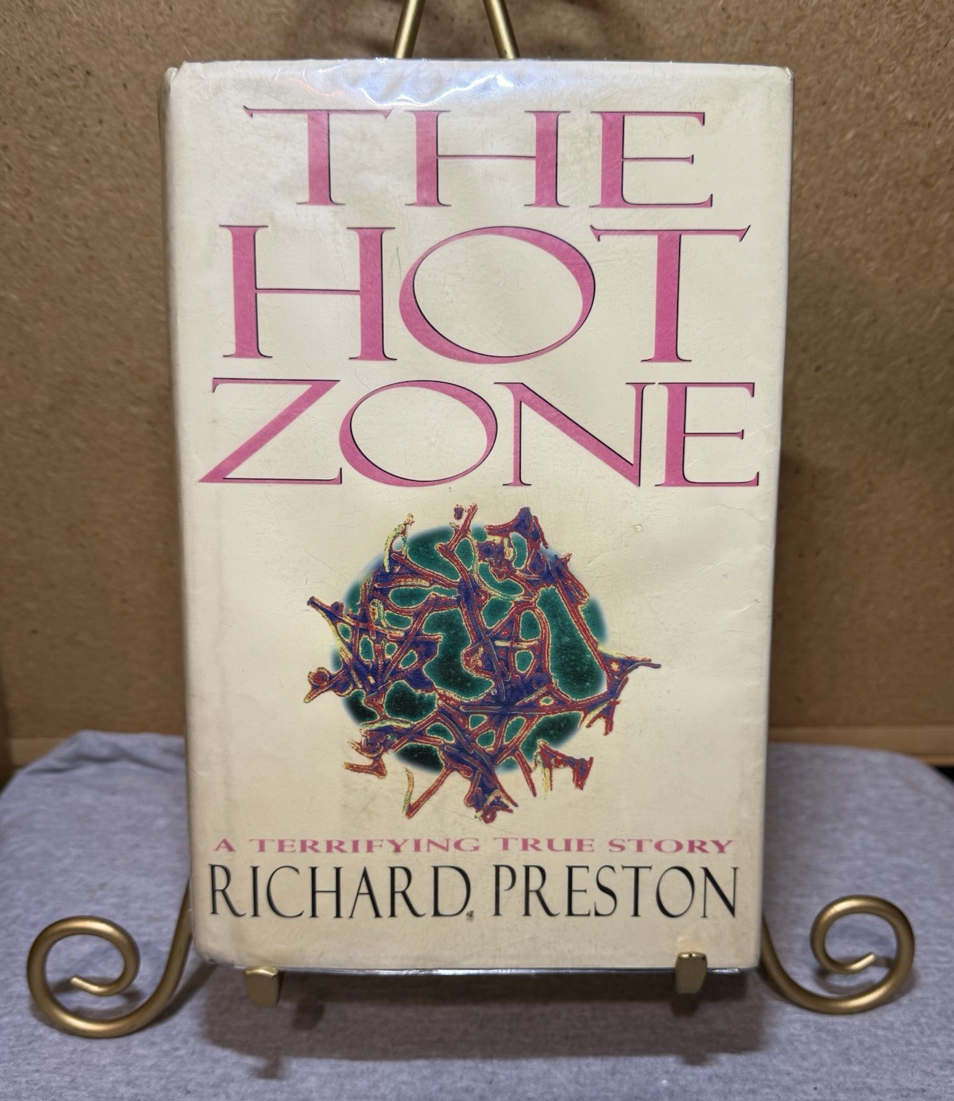 The Hot Zone – Richard Preston (1994, HC1st Edition, VG+) Ebola Virus…