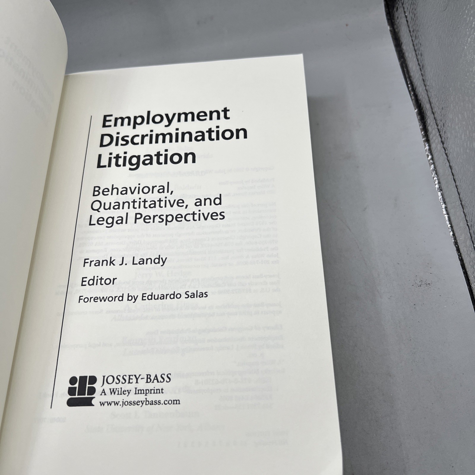 JB Siop Professional Practice Ser.: Employment Discrimination Litigation :…