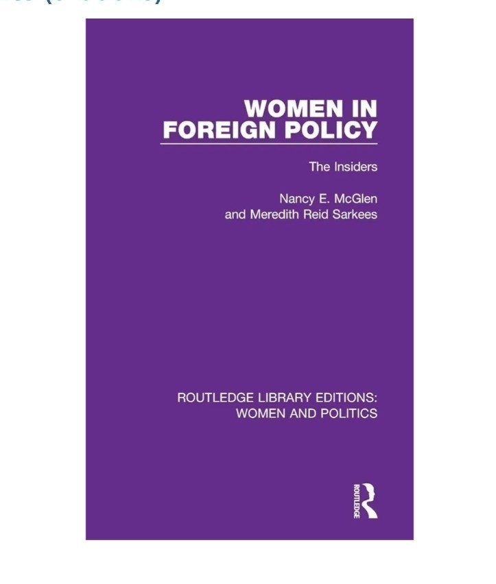 Women in Foreign Policy : The Insiders, Hardcover by McGlen, Nancy E.; Sarkees
