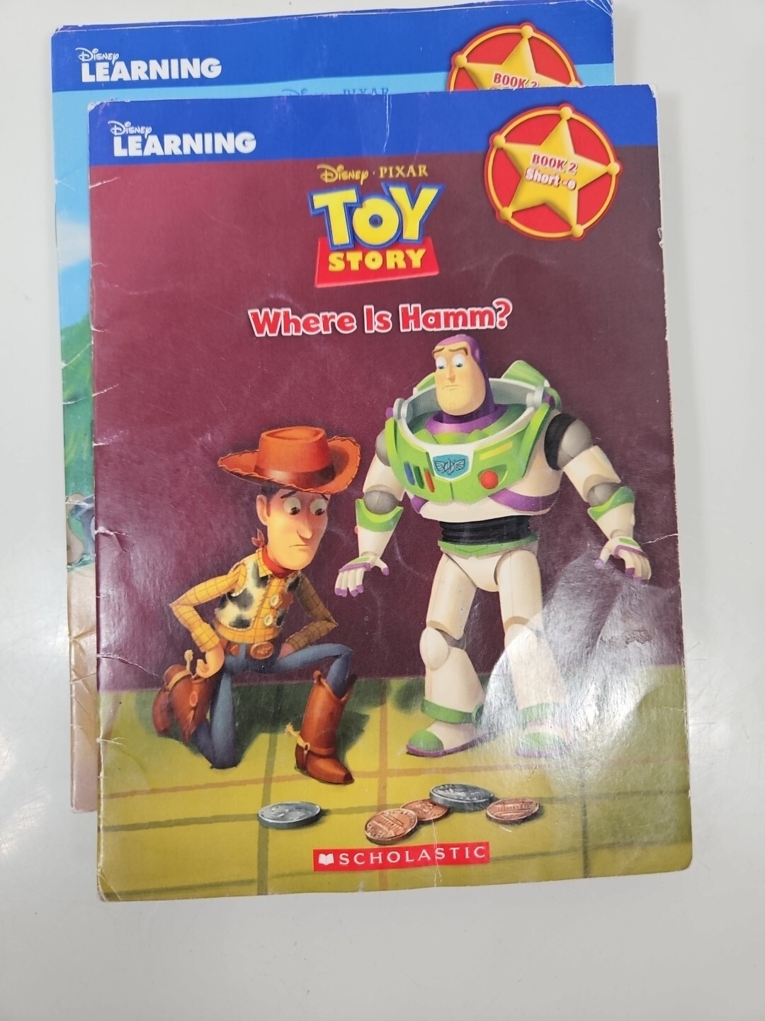Disney LEARNING TOY STORY BOOK LOT PIXAR SCHOLASTIC 9 BOOK SET WOODY BUZZ GUC