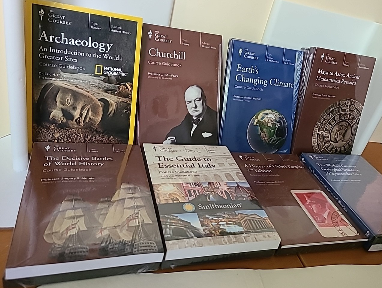 Great Courses BRAND NEW complete sets [DVDs & Course Guidebooks] Various Topics