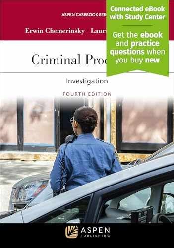 Criminal Procedure: – Paperback, by Erwin Chemerinsky; Laurie – Acceptable h