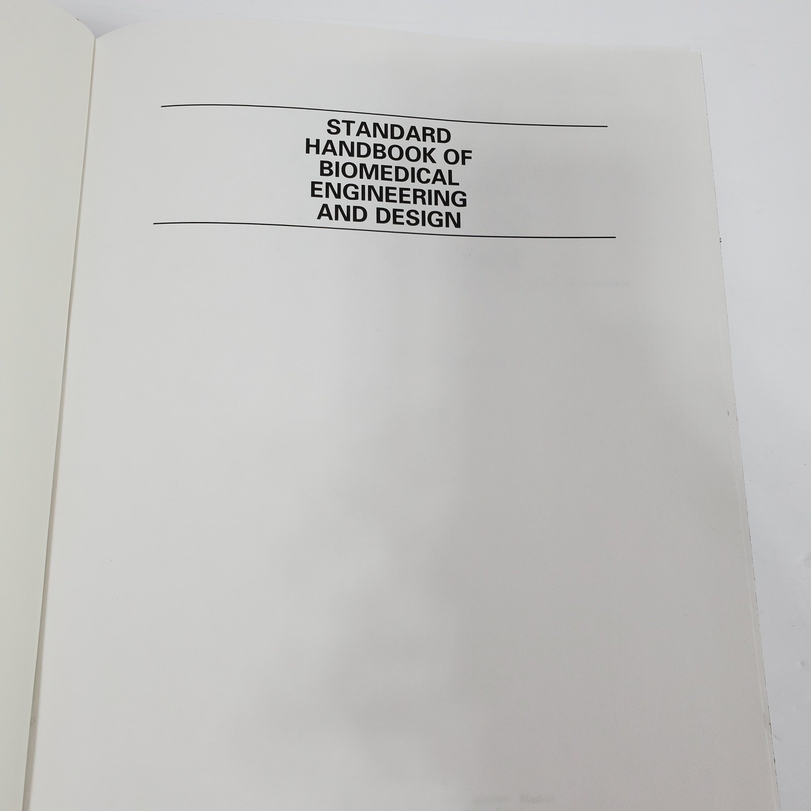 Handbook of Biomedical Engineering Design Myer Kutz Brown McGraw-Hill