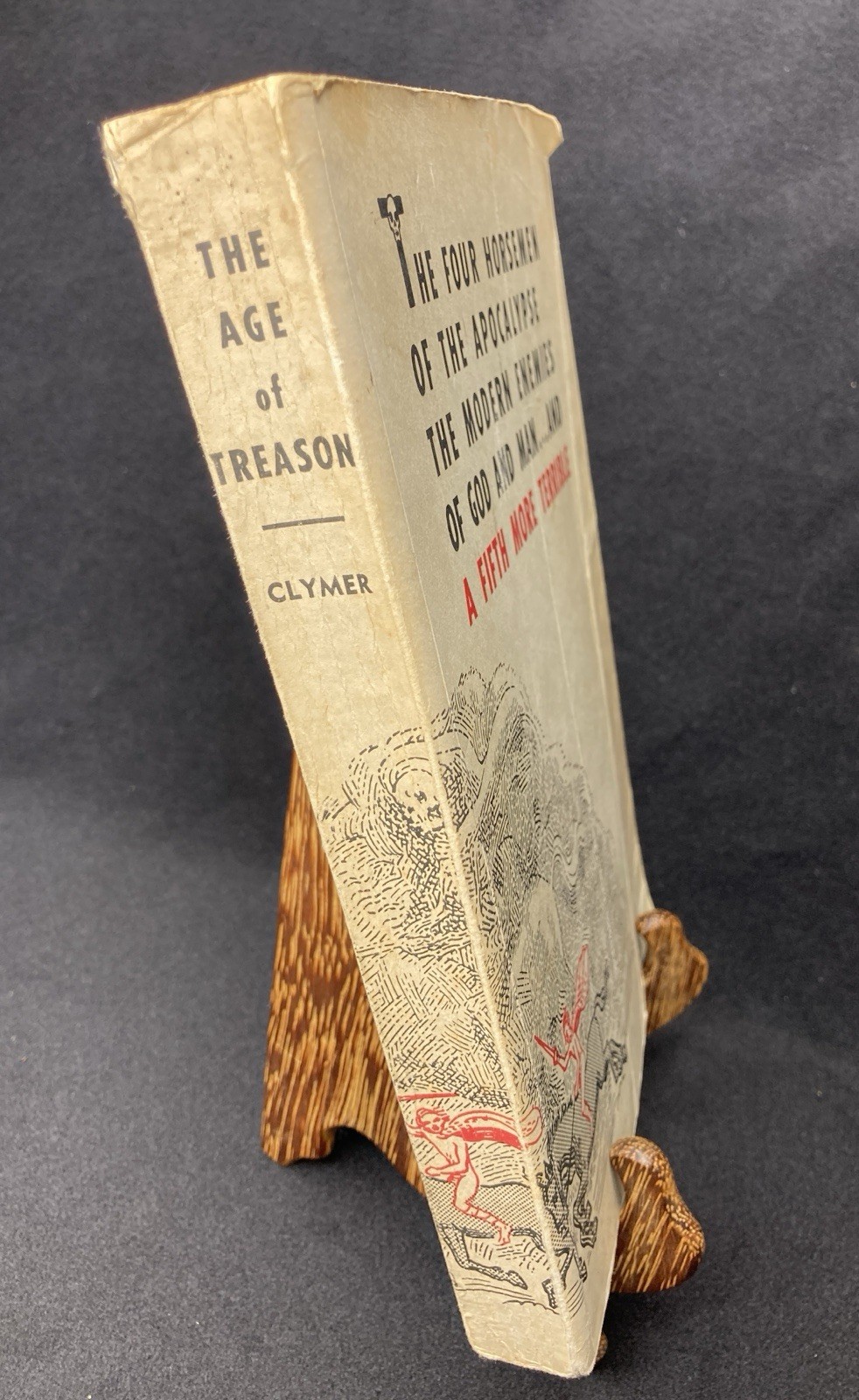 Four Horsemen of the Apocalypse 1957 PB “Age of Treason” Dr. R.S.Clymer – Occult