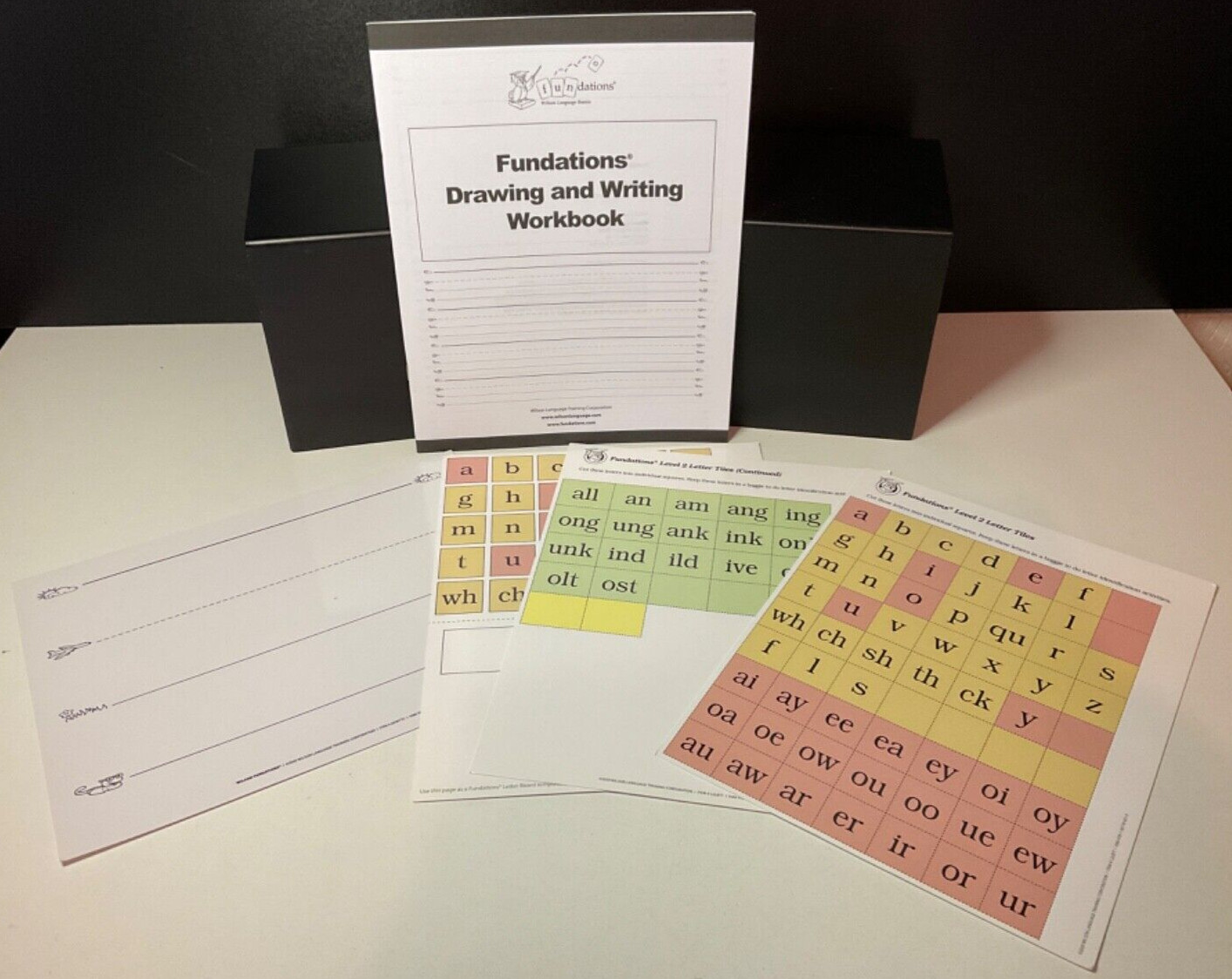 Wilson Fundations Students Mini-Packet Home Support Level 2 Letter Tiles Sealed