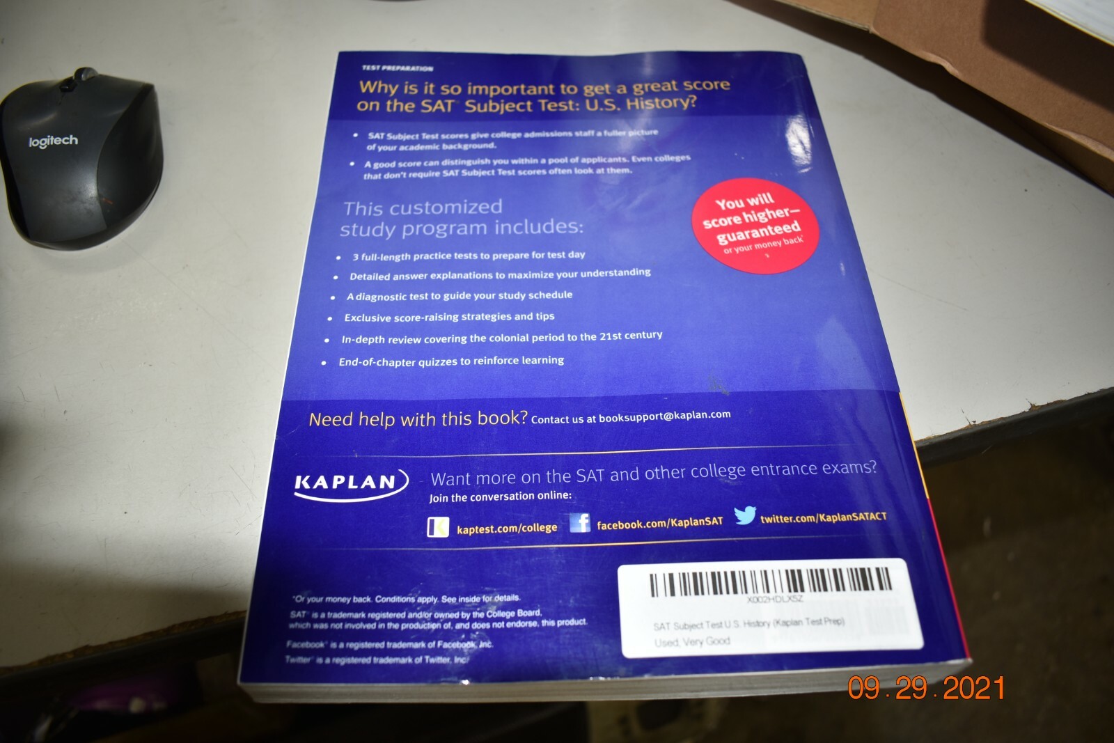 Kaplan Test Prep Ser.: Sat Subject Test U. S. History Tenth Edition