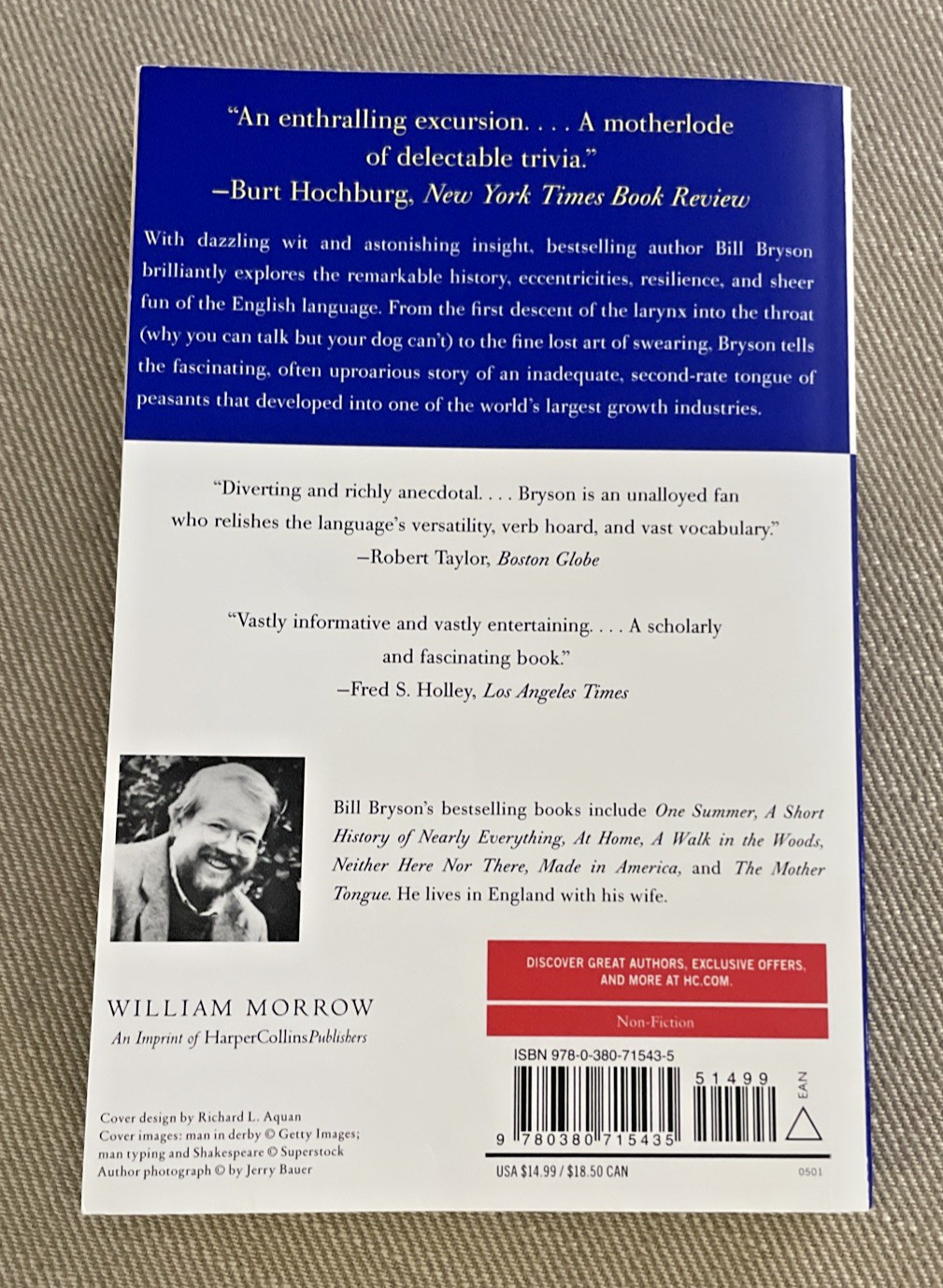 The Mother Tongue – English And How It Got That Way by Bill Bryson