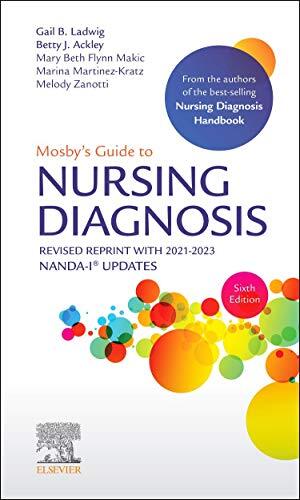 Mosby’s Guide to Nursing Diagnosis Revised Reprint by Gail B. Ladwig MSN RN