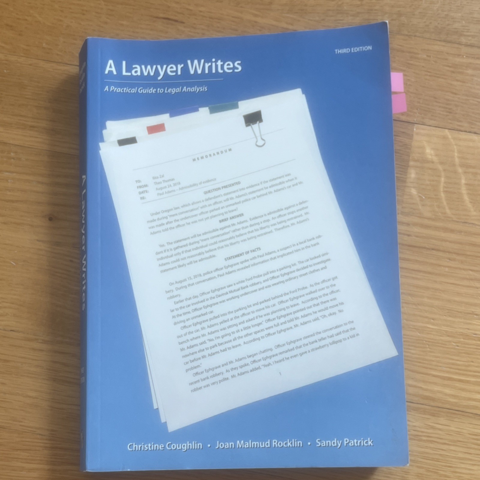 Carolina Academic Press Lawyer Writes Third Edition Paperback Coughlin