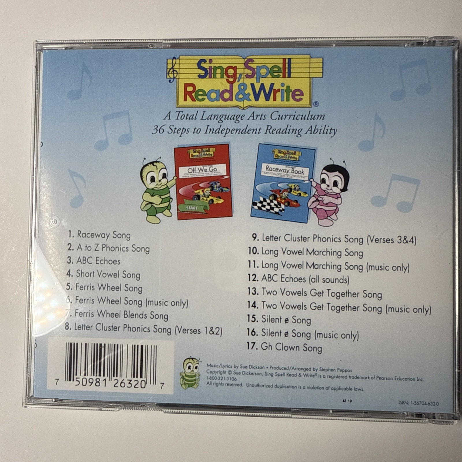 Sing Spell Read & Write, Phonics Songs Cd For Level 1