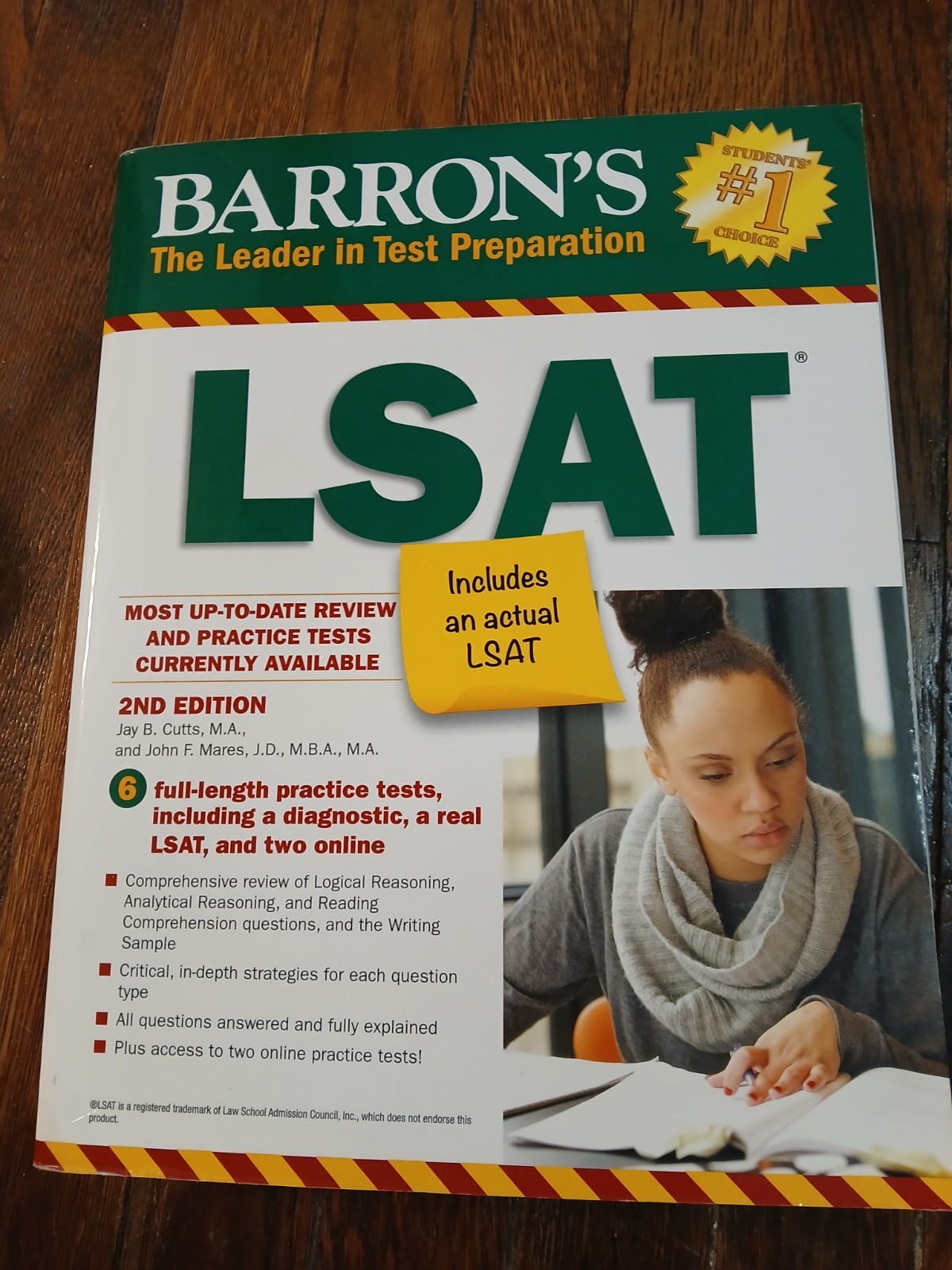 Barron’s Test Prep Ser.: LSAT with Online Tests by John F. Mares and Jay B….