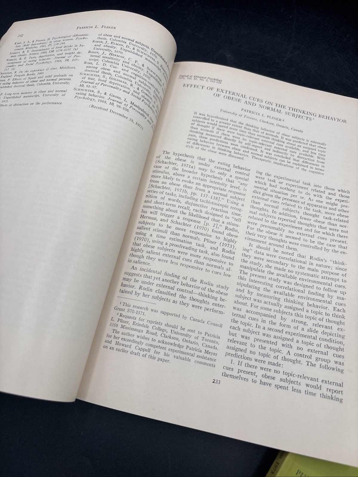 1973 Journal Of Abnormal Psychology Vol 82 1-2-3 APA Behavior Drug Treatment