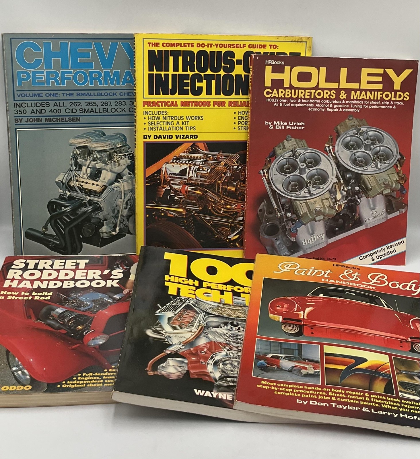 Lot Mixed Automotive Repair Books Mike Urich Haynes HPBooks Holley Chevy PB