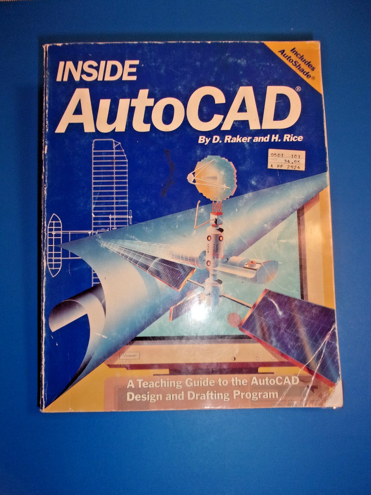 Vintage, Inside AutoCAD, 1988, 4th Edition, by D. Raker and H. Rice