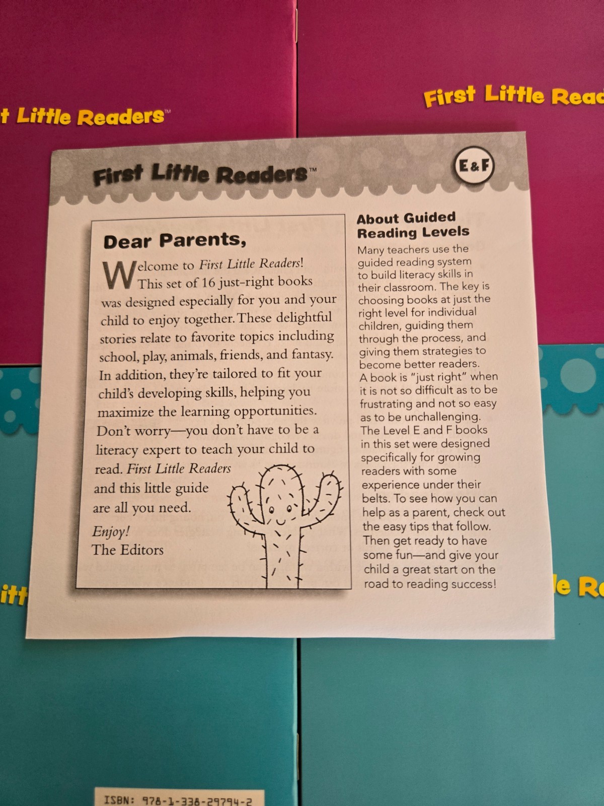 Scholastic First Little Readers Parent Pack: Guided Reading Levels E & F