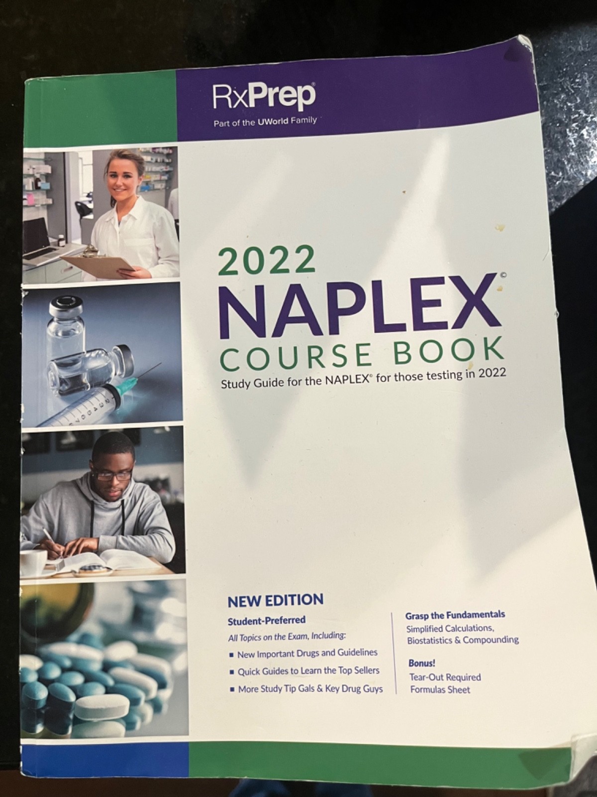 RXPrep 2022 NAPLEX Coursebook Study Guide Pharmacist Exam Training Book New