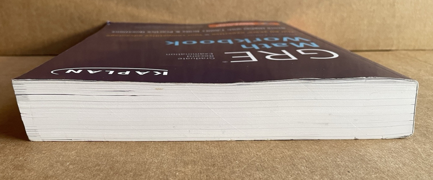 GRE Math Workbook Eleventh Edition Please Read