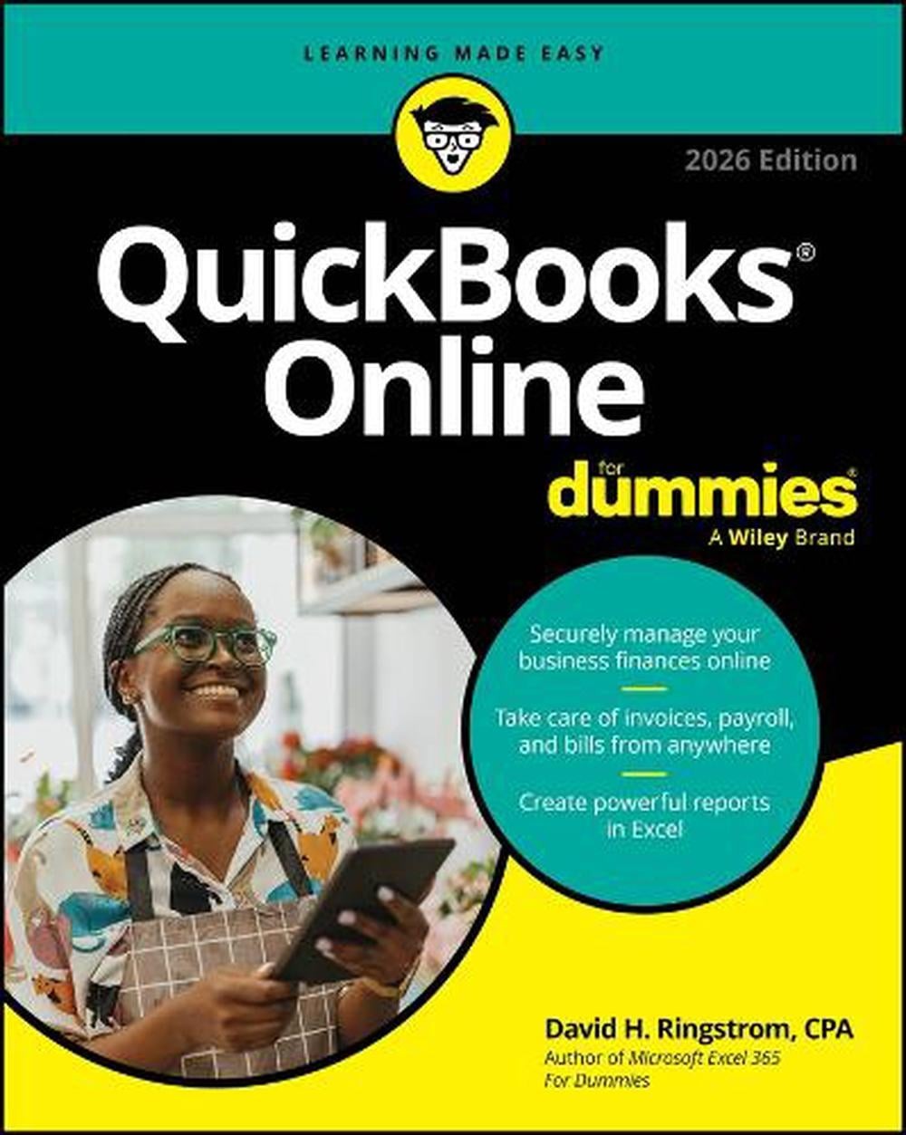 QuickBooks Online For Dummies, 2026 Edition by David H. Ringstrom Paperback Book