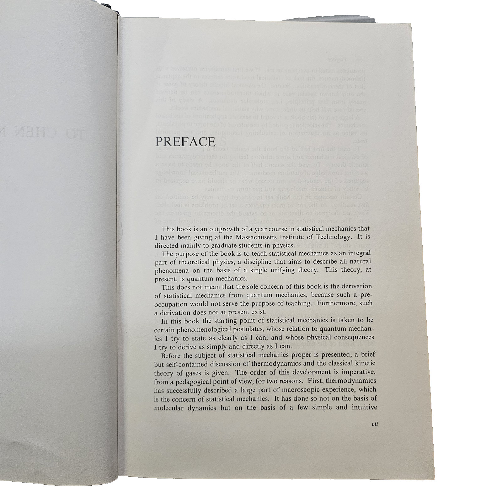 Statistical Mechanics by Kerson Huang (1963, Hardcover, John Wiley & Sons)