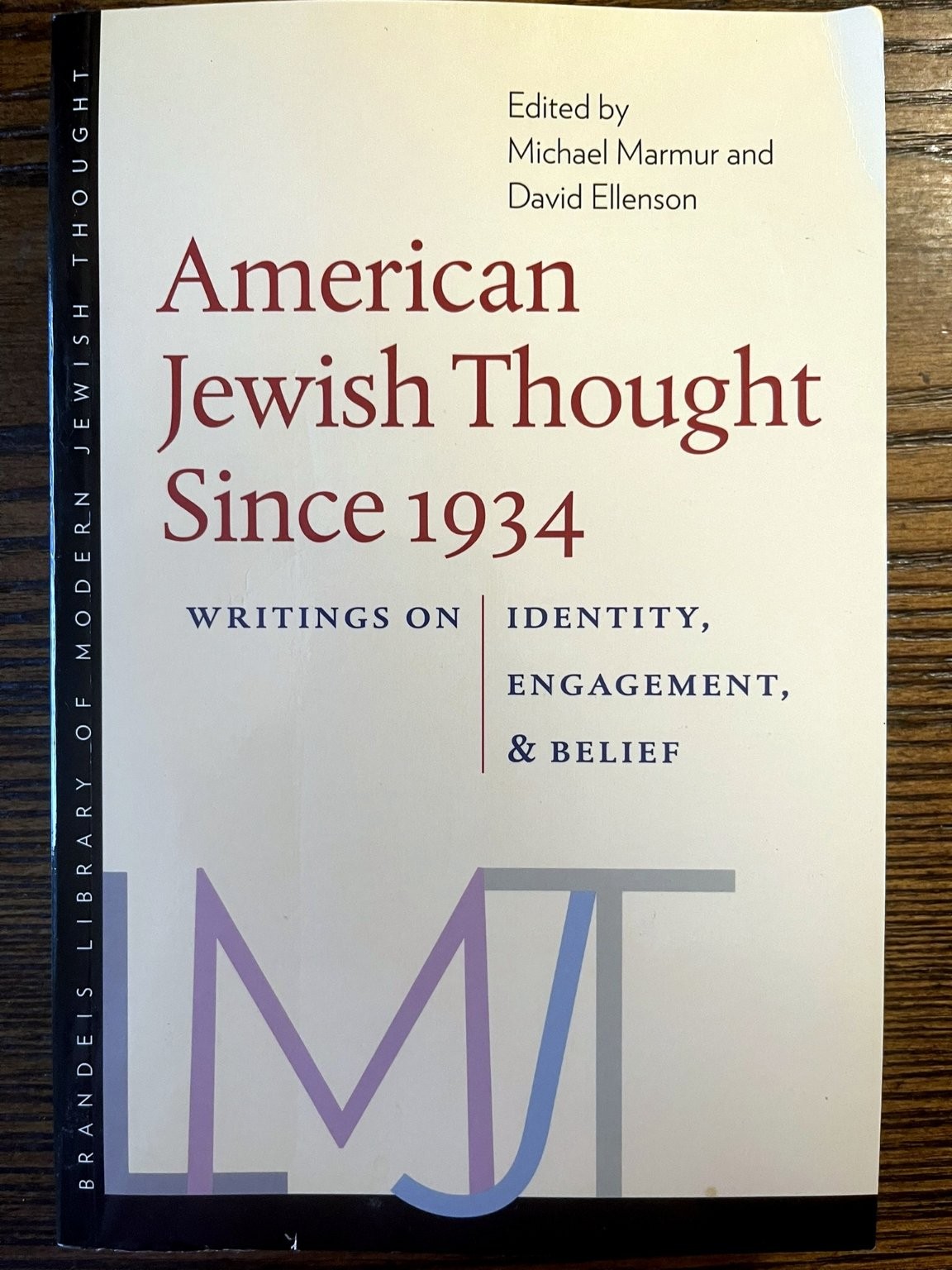 American Jewish Thought Since 1934 by Marmur Ellenson Jewish Studies : VG