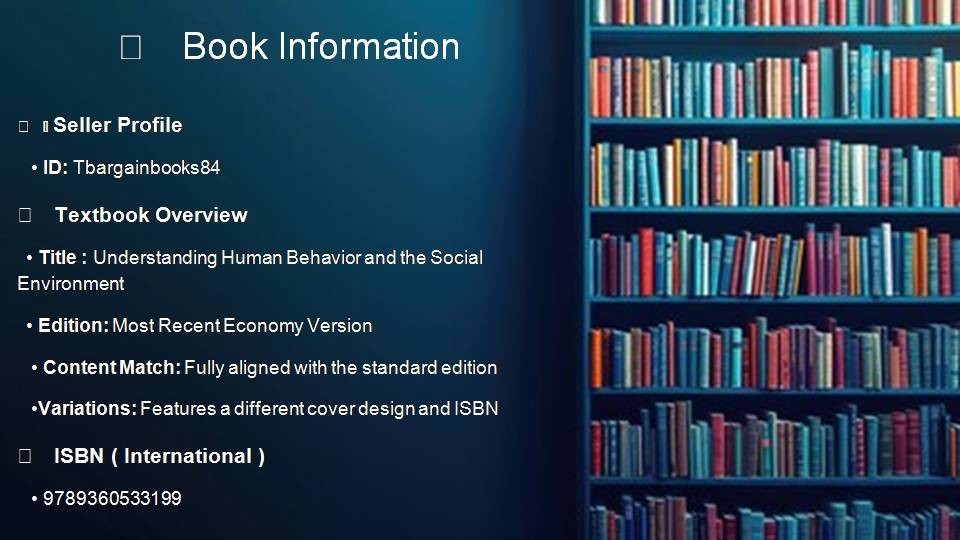 Understanding Human Behavior & the Social Environment 11ED Zastrow 9789360533199