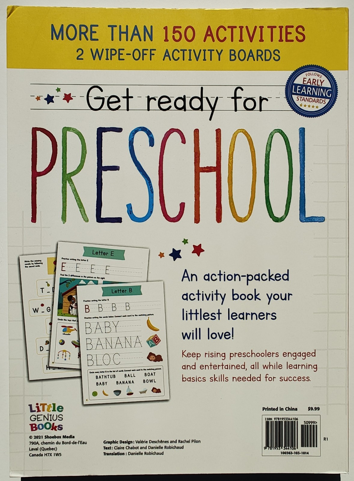 Highlights Colors and Shapes, and Get Ready for Preschool Activity Books Set NEW