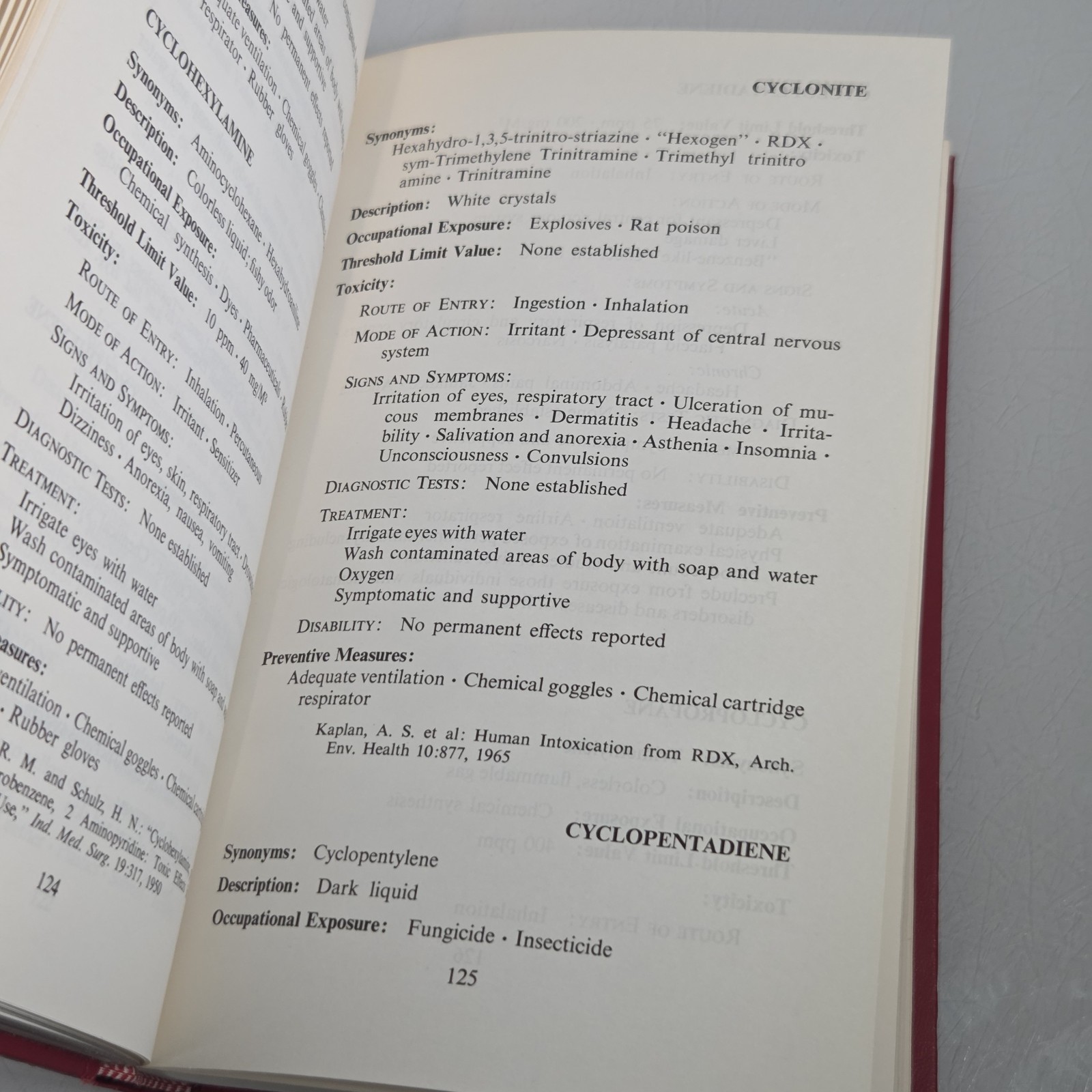 Handbook of Industrial Toxicology by E. R. Plunkett 1976 Hardcover