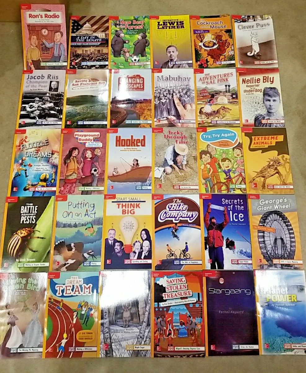 Mcgraw Hill Reading Wonderworks Grade 4 Apprentice Leveled Readers Set of 30 New