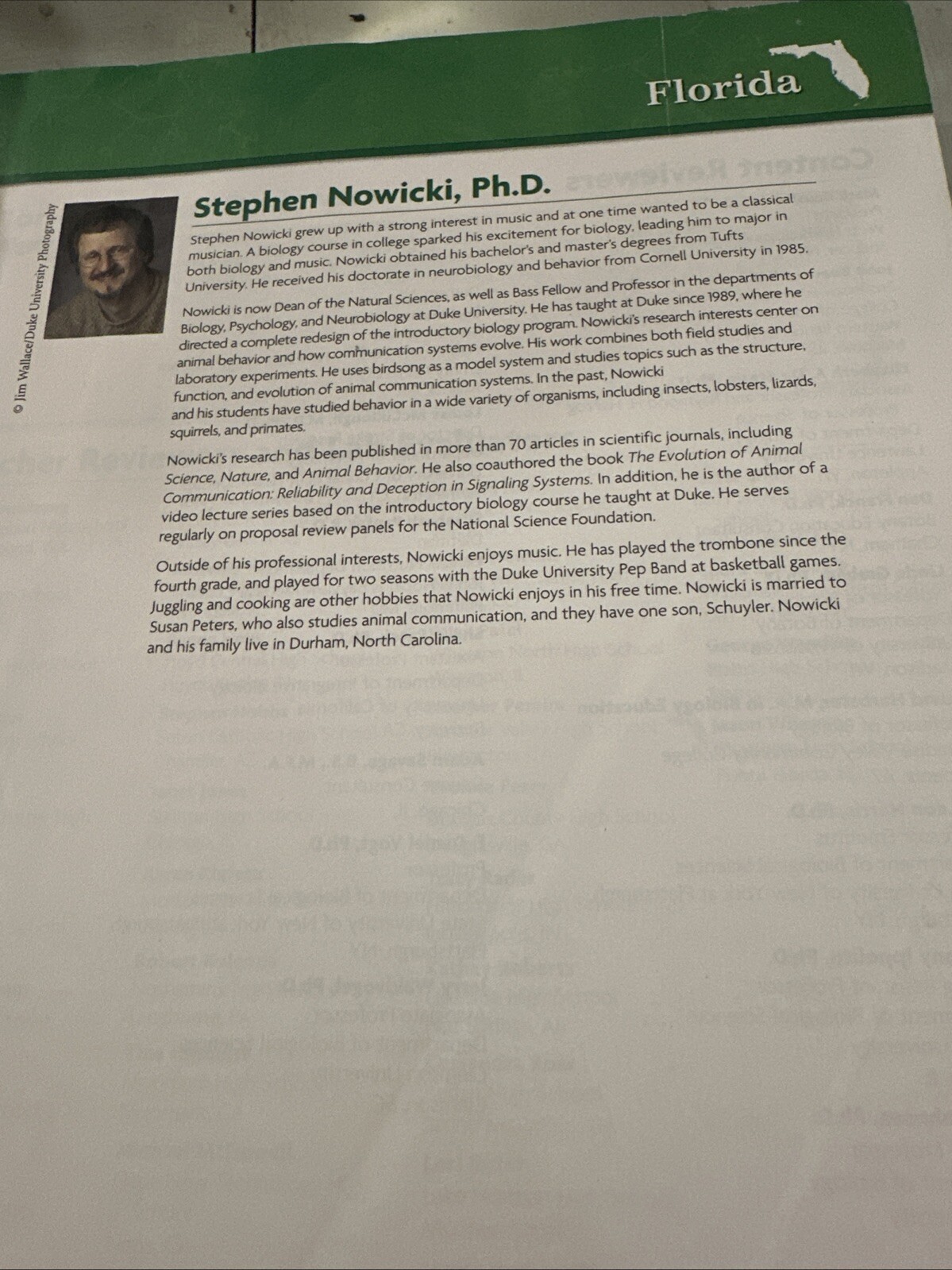 Holt Mcdougall Biology Florida ￼