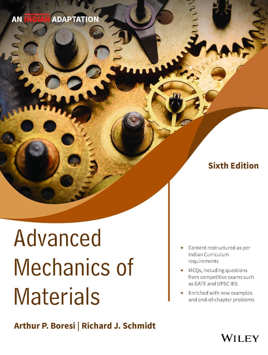 New: Advanced Mechanics of Materials by Boresi ,Richard J. Schmidt, 6TH INTL ED