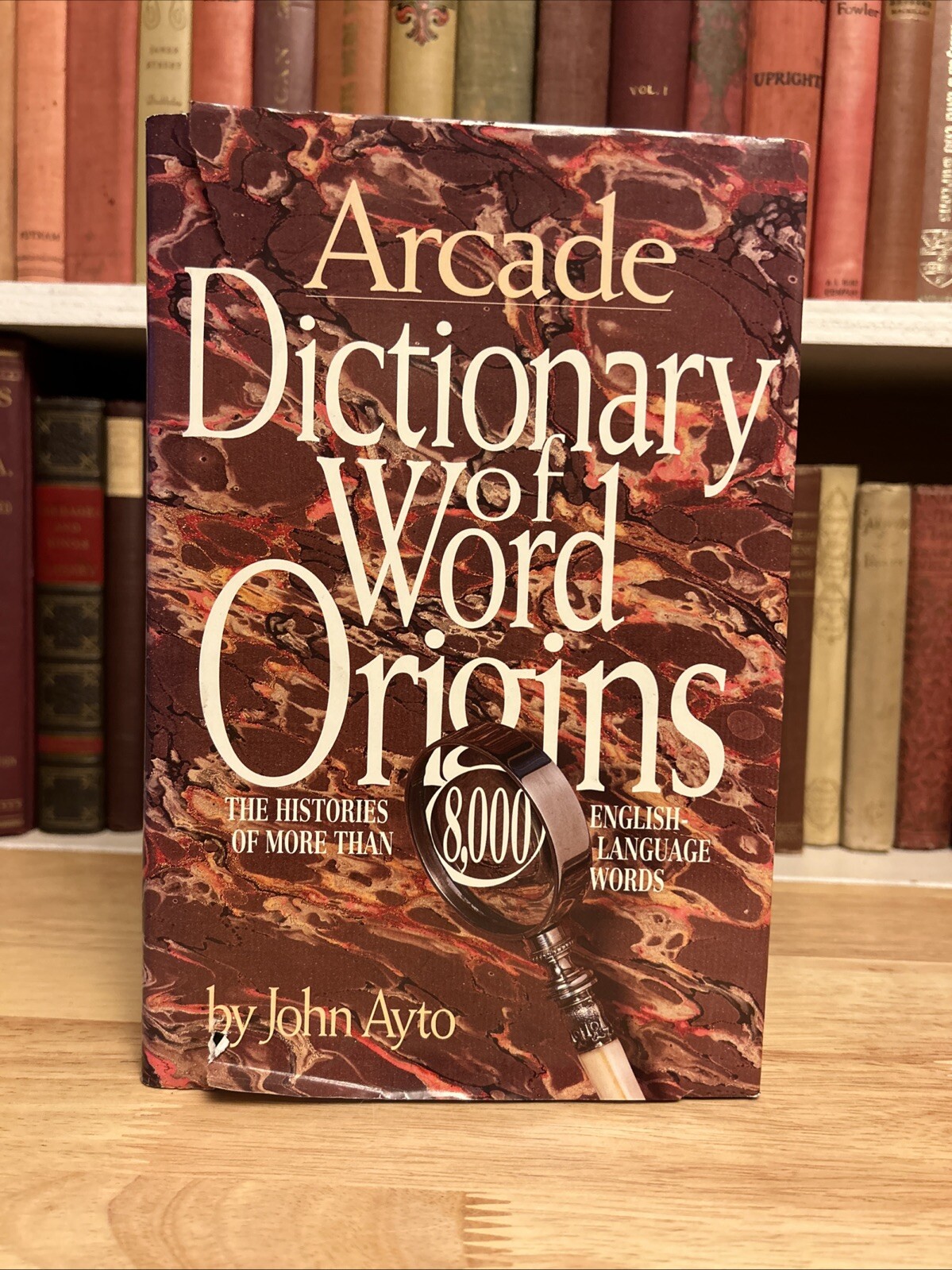 Arcade Dictionary of Word Origins by John Ayto. Arcade Publishing 1990 HCDJ