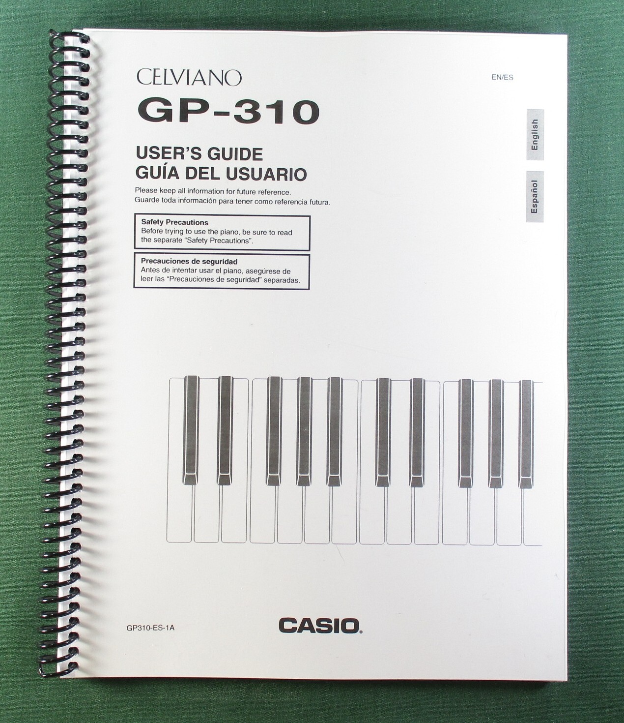 Casio GP-310 Instruction Manual: 79 Pages Coil Bound & Protective Covers!