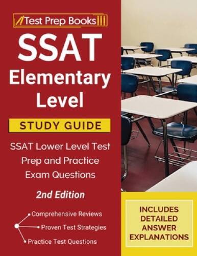 SSAT Elementary Level Study Guide: SSAT Lower Level Test Prep and Pr – VERY GOOD