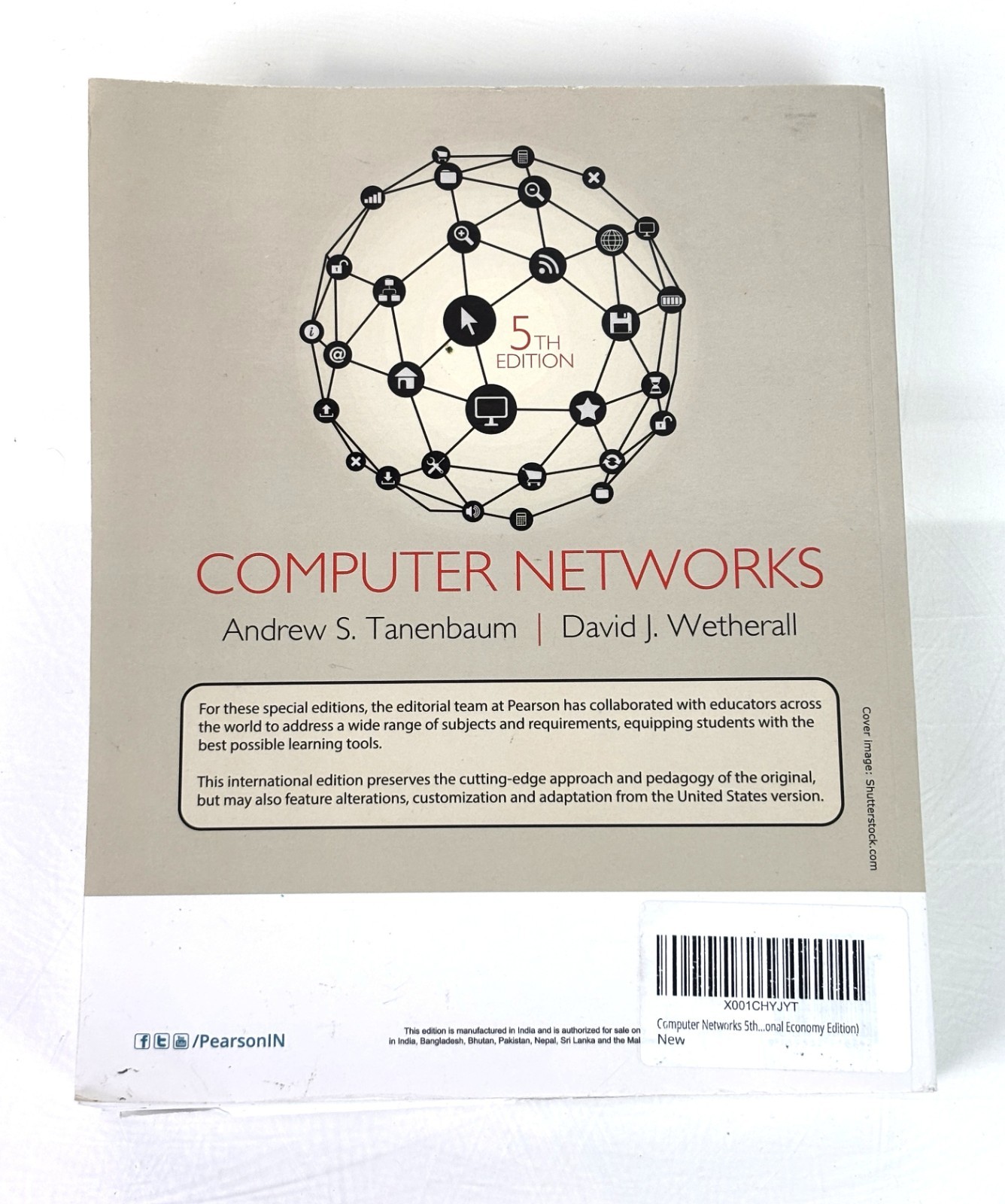 Computer Networks 5th Ed By Andrew S. Tanenbaum (International Economy Edition)