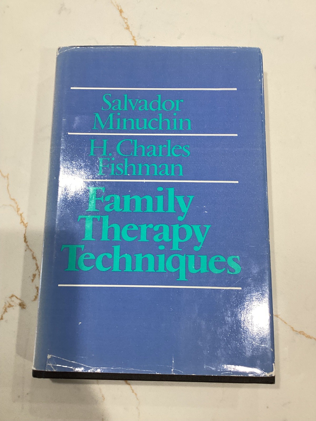 Family Therapy Techniques by Minuchin, Salvador Hardcover VG